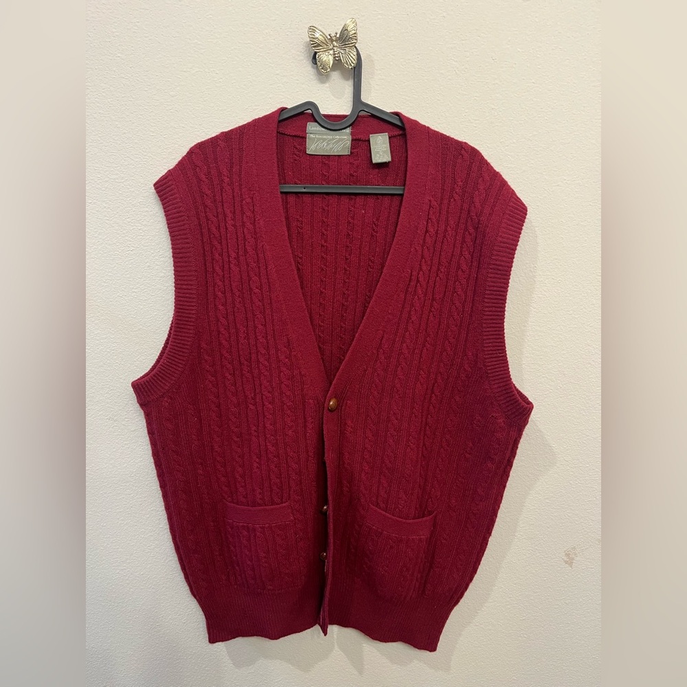 Men's Lambswool Kensington Collection 100% Lambswool Sweater Vest